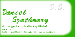 daniel szathmary business card