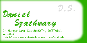 daniel szathmary business card